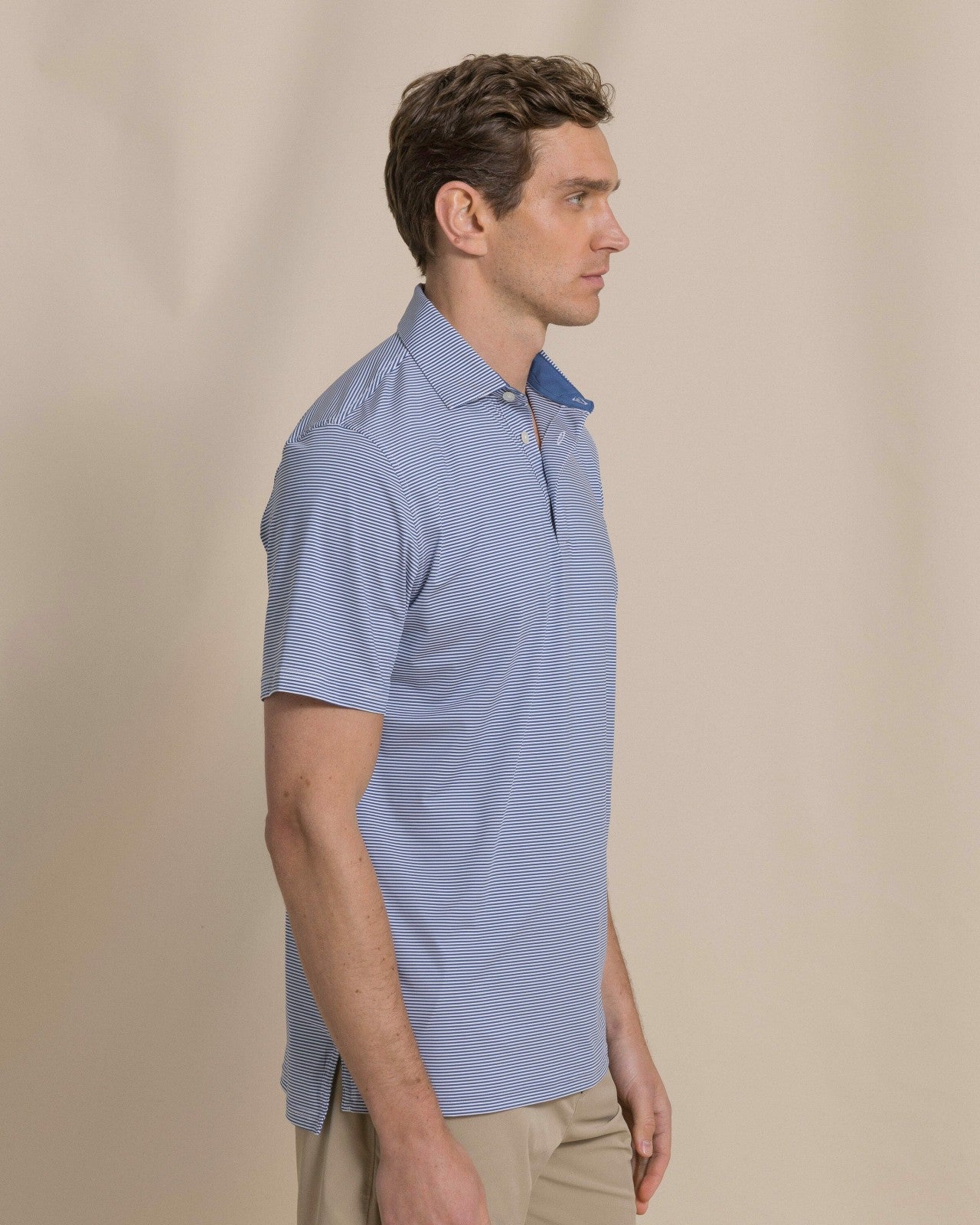 Meadowbrook Stripe Performance Polo Southern Tide Sale