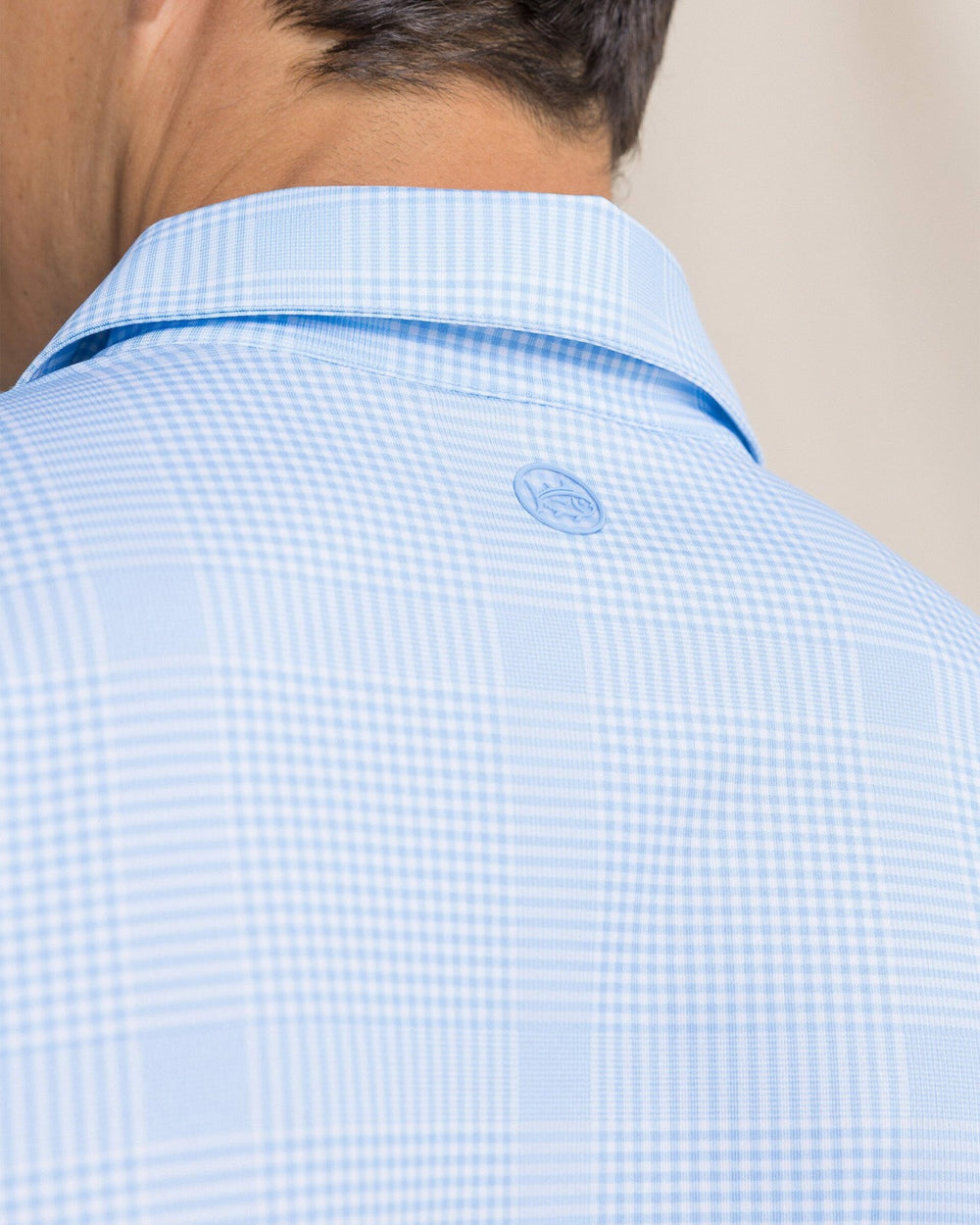 Driver Coral Key Plaid Printed Polo Southern Tide Special Offer