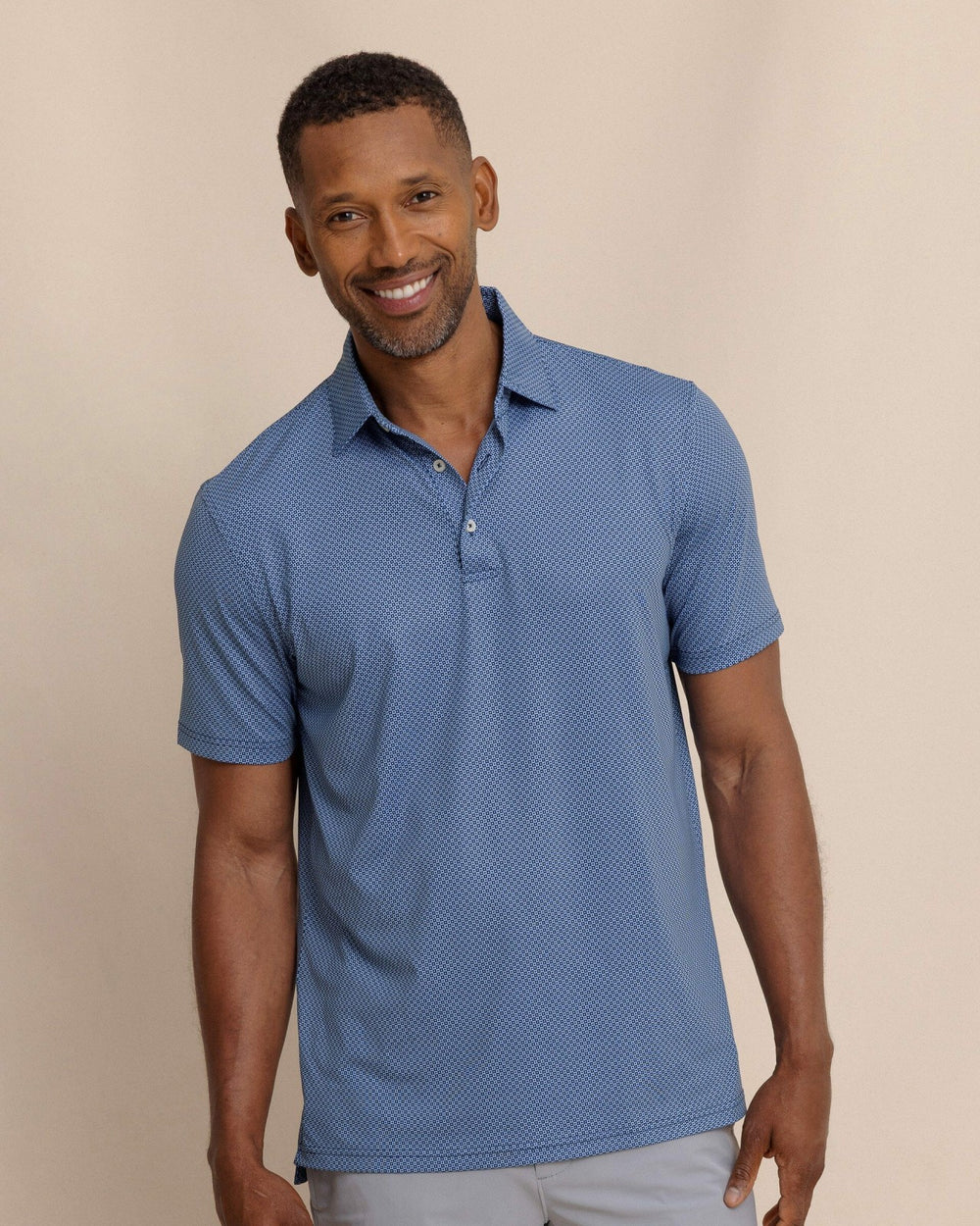 Driver Coastal Geo Printed Polo Southern Tide Outlets