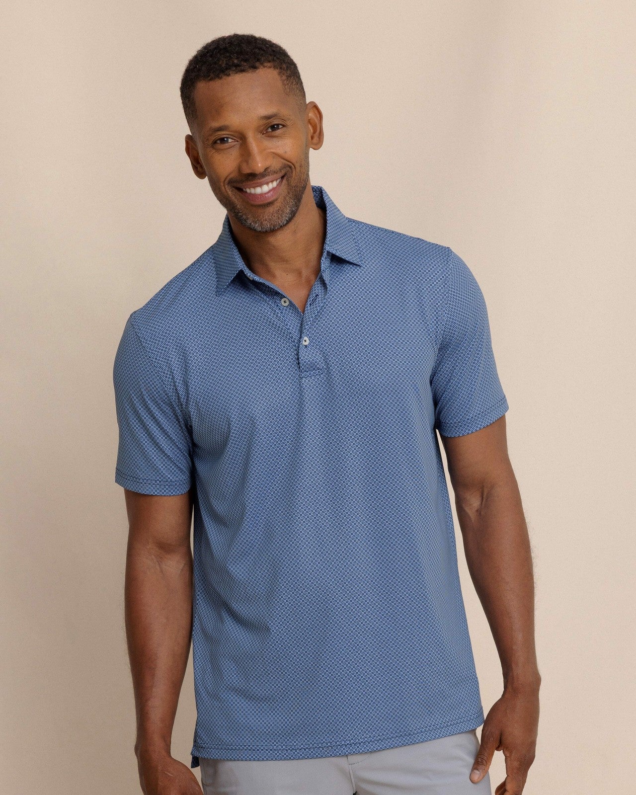 Driver Coastal Geo Printed Polo Southern Tide Outlets
