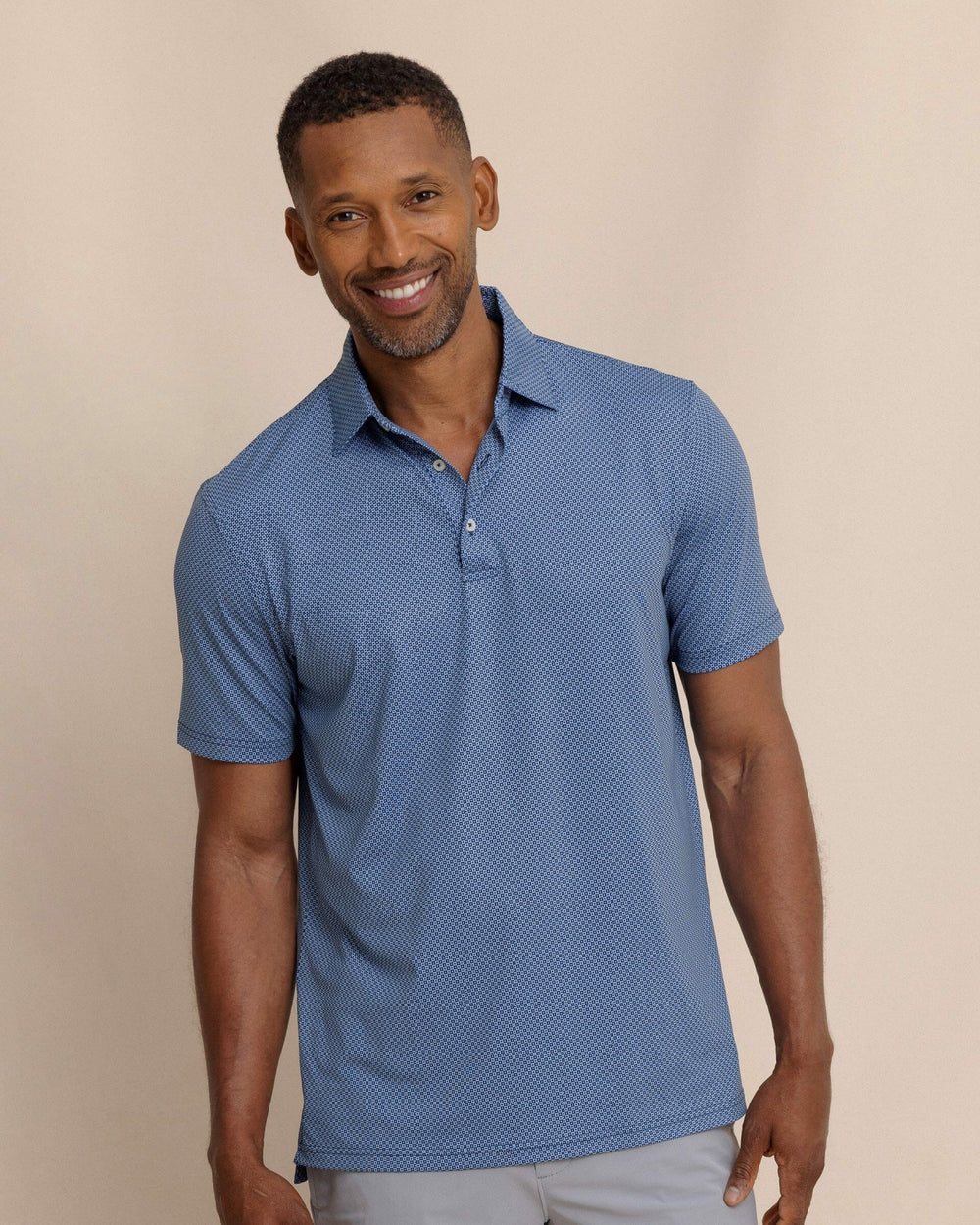 Driver Coastal Geo Printed Polo Southern Tide Outlets