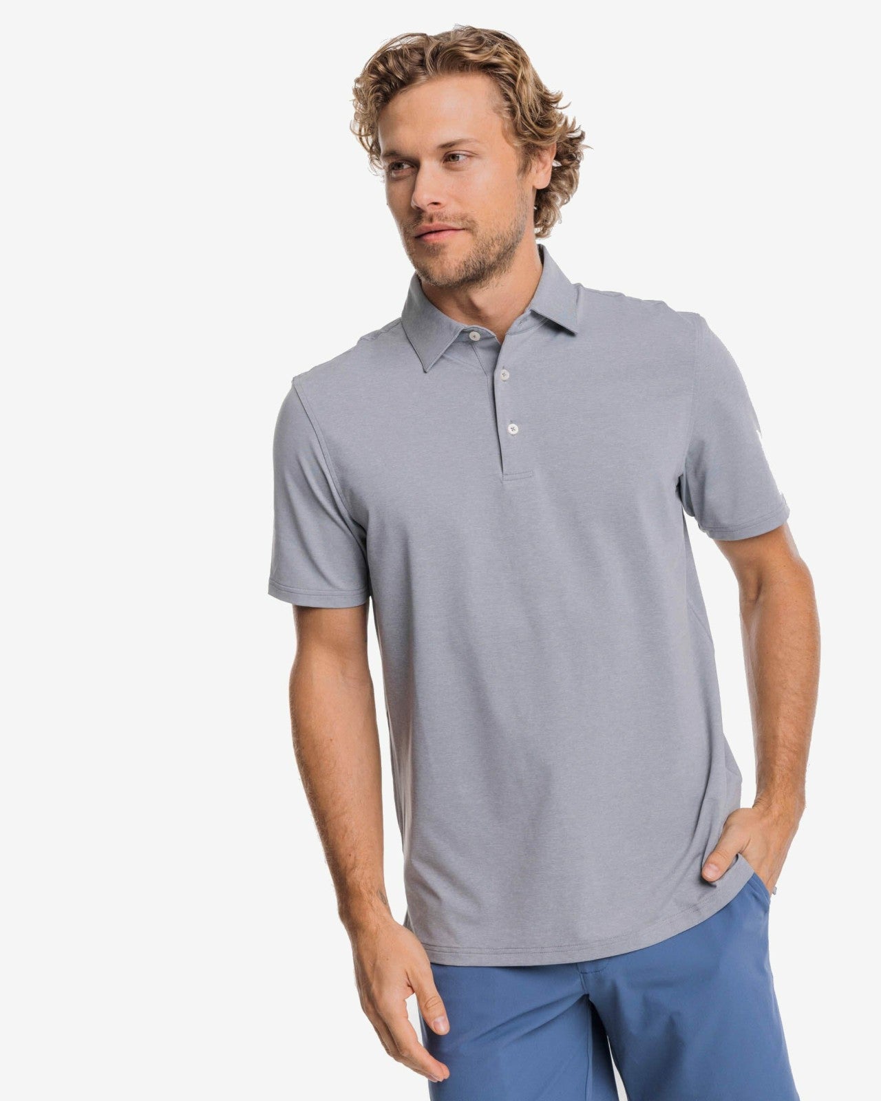 brrr°®-eeze Heather Performance Polo Shirt Southern Tide Bargain