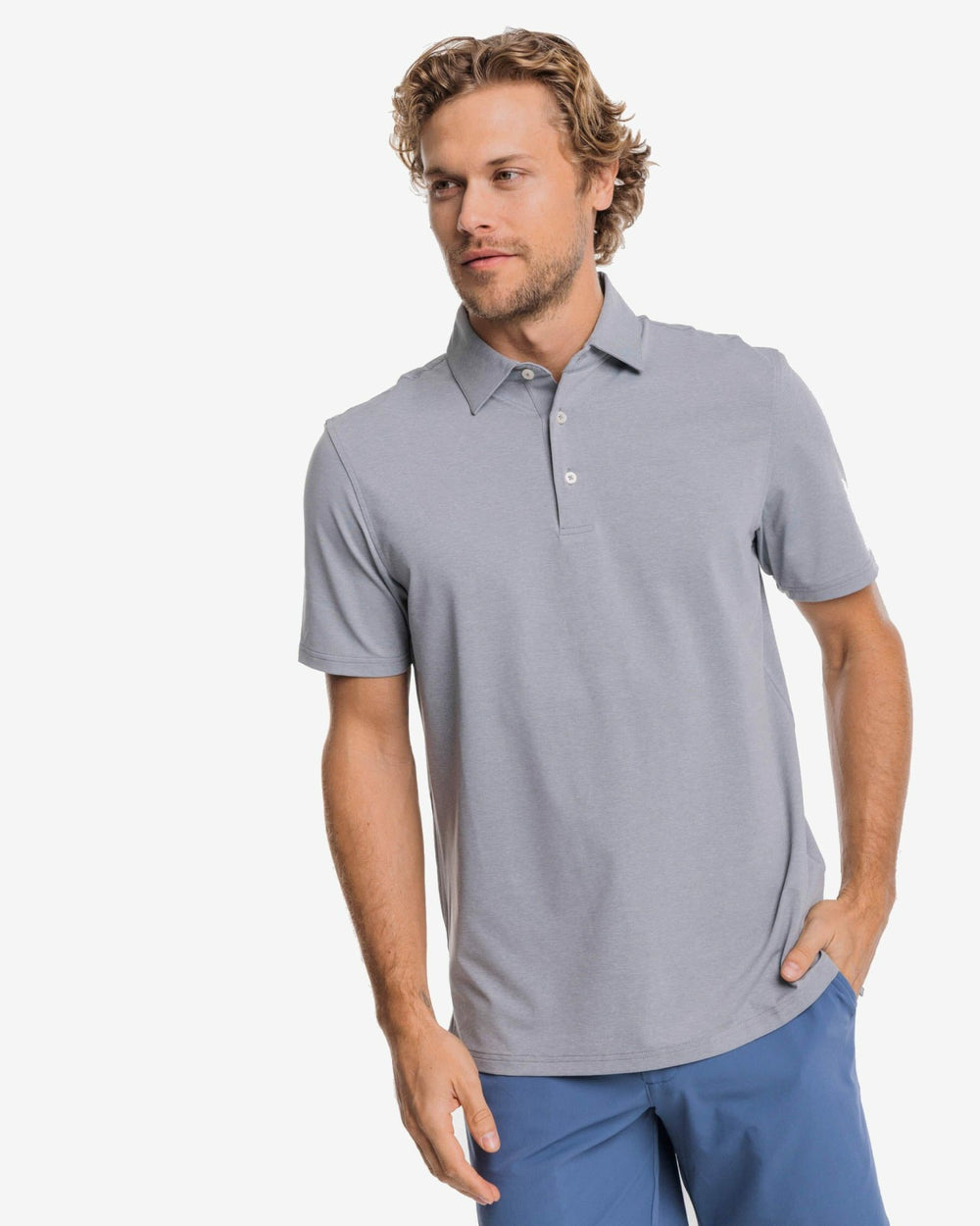 brrr°®-eeze Heather Performance Polo Shirt Southern Tide Bargain