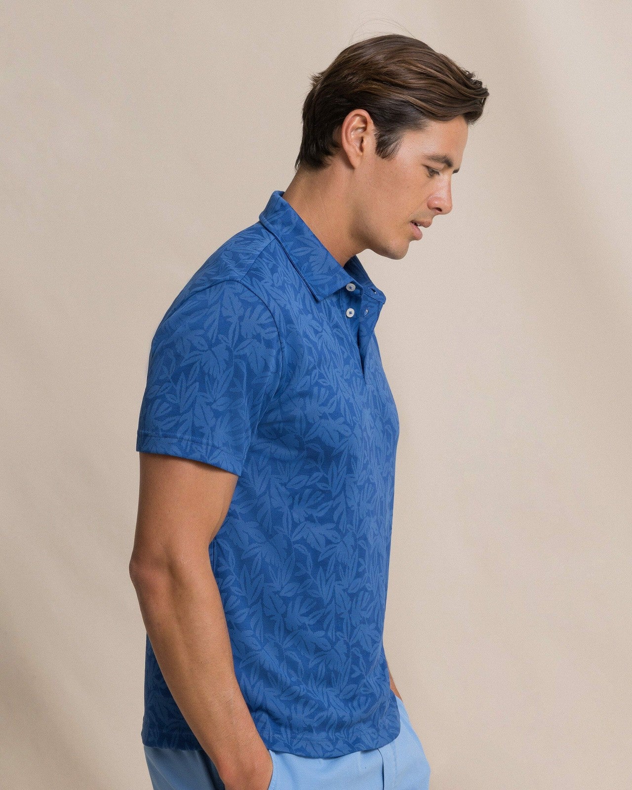 Island Fronds Jacquard Polo Southern Tide Sale