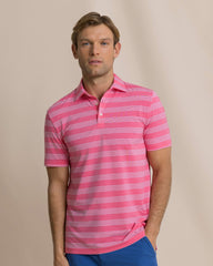 Dune Crest Stripe Performance Polo Southern Tide On Sale
