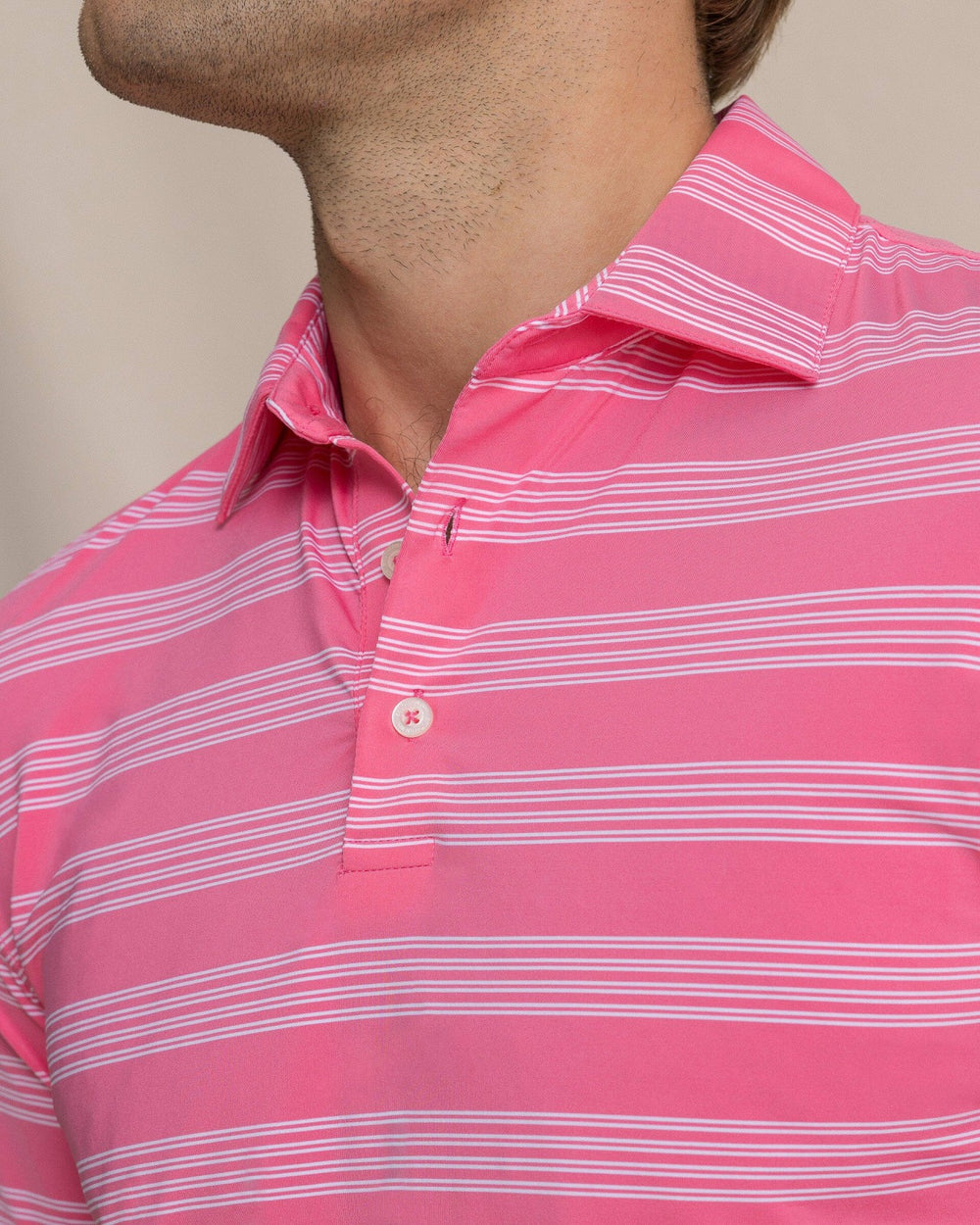 Dune Crest Stripe Performance Polo Southern Tide On Sale
