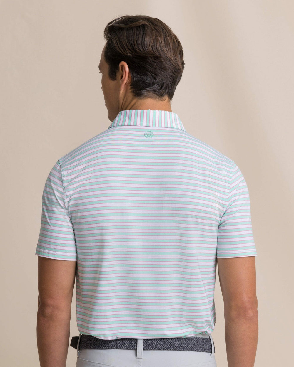 Water Way Stripe Performance Polo Southern Tide Discounted