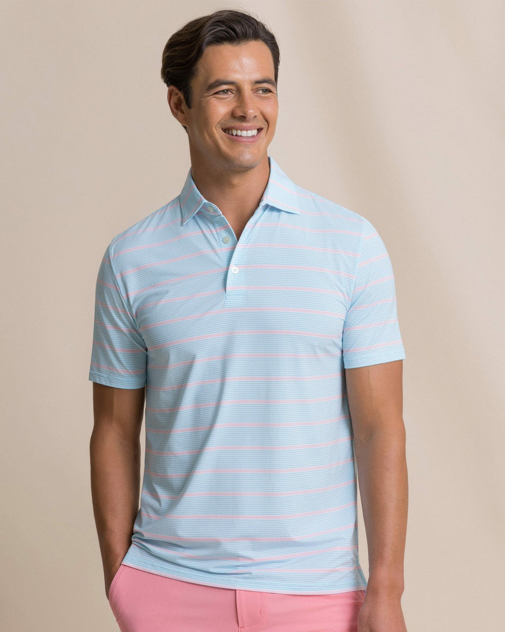 Core Sound Stripe Performance Polo Southern Tide Outlets