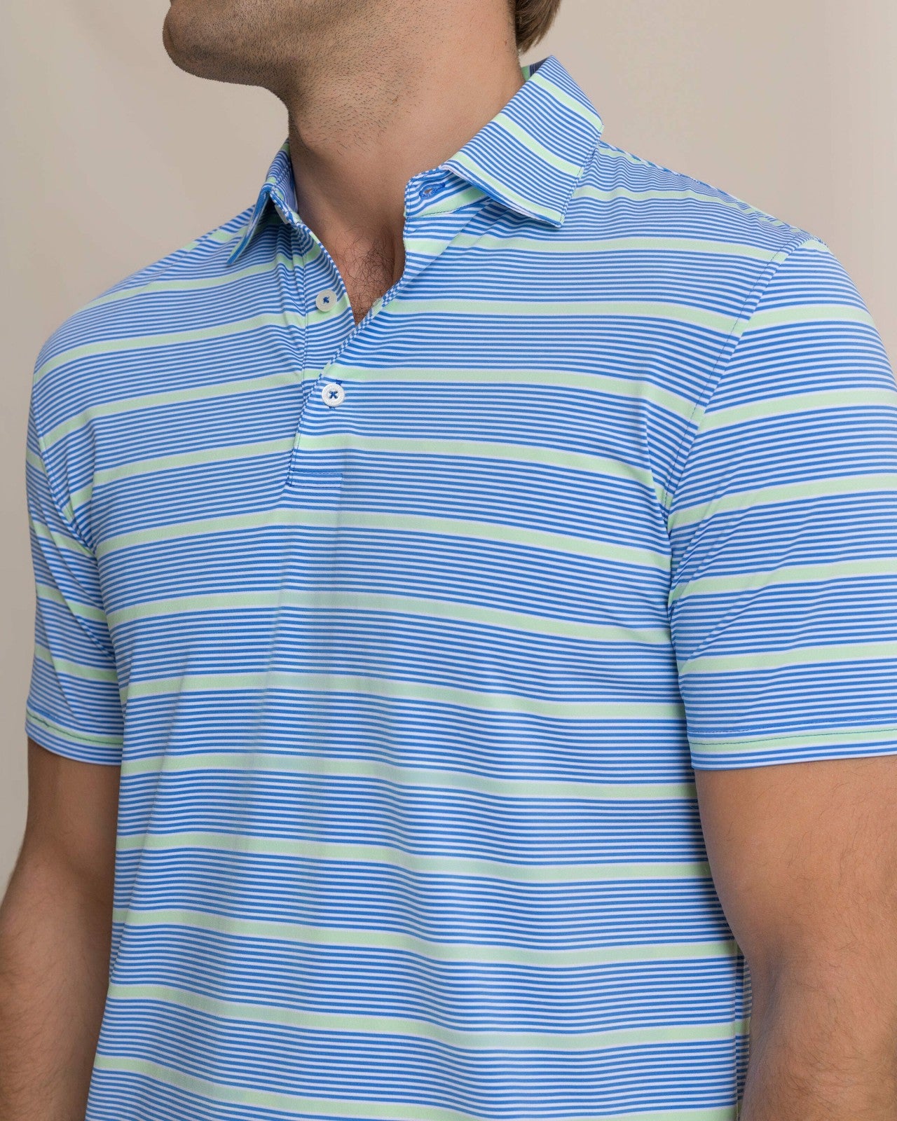 Core Sound Stripe Performance Polo Southern Tide Outlets