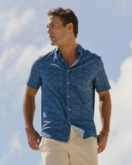 ST Nautical Flags Short Sleeve Sport Shirt Southern Tide Limited Offer