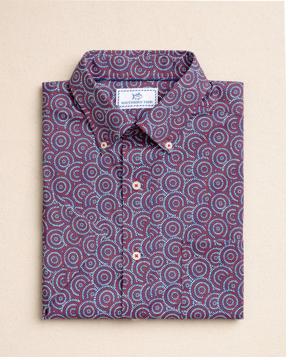 Fireworks Short Sleeve Sport Shirt Southern Tide Sale