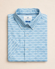Ocean Echo Short Sleeve Sport Shirt Southern Tide Discounted