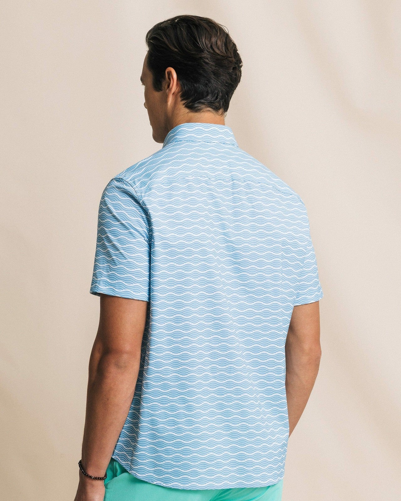 Ocean Echo Short Sleeve Sport Shirt Southern Tide Discounted