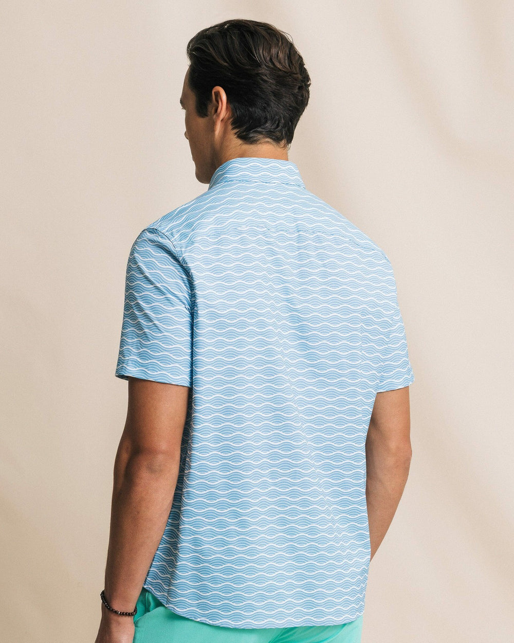 Ocean Echo Short Sleeve Sport Shirt Southern Tide Discounted
