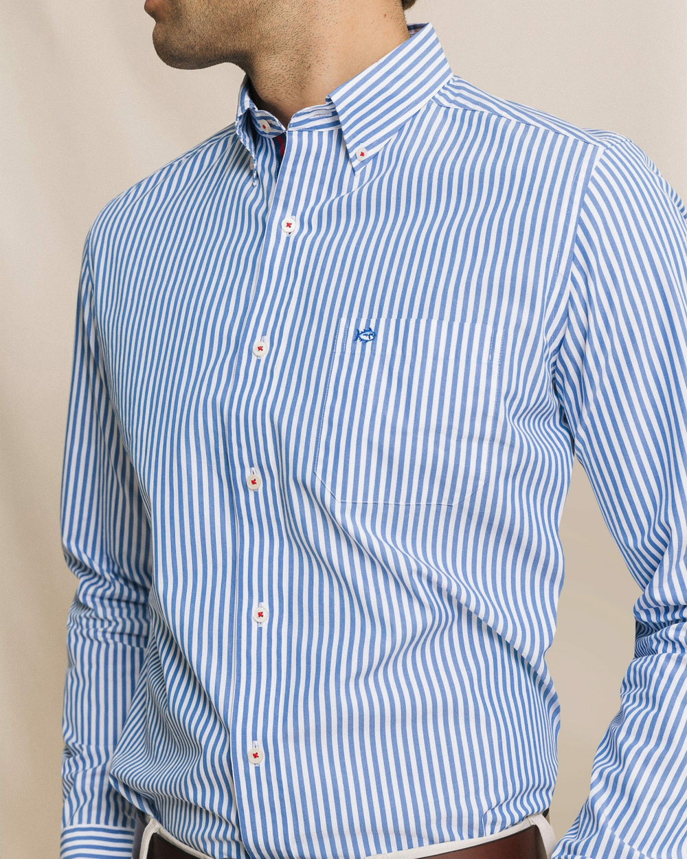 Gulfstream Stripe Sport Shirt Southern Tide Discount
