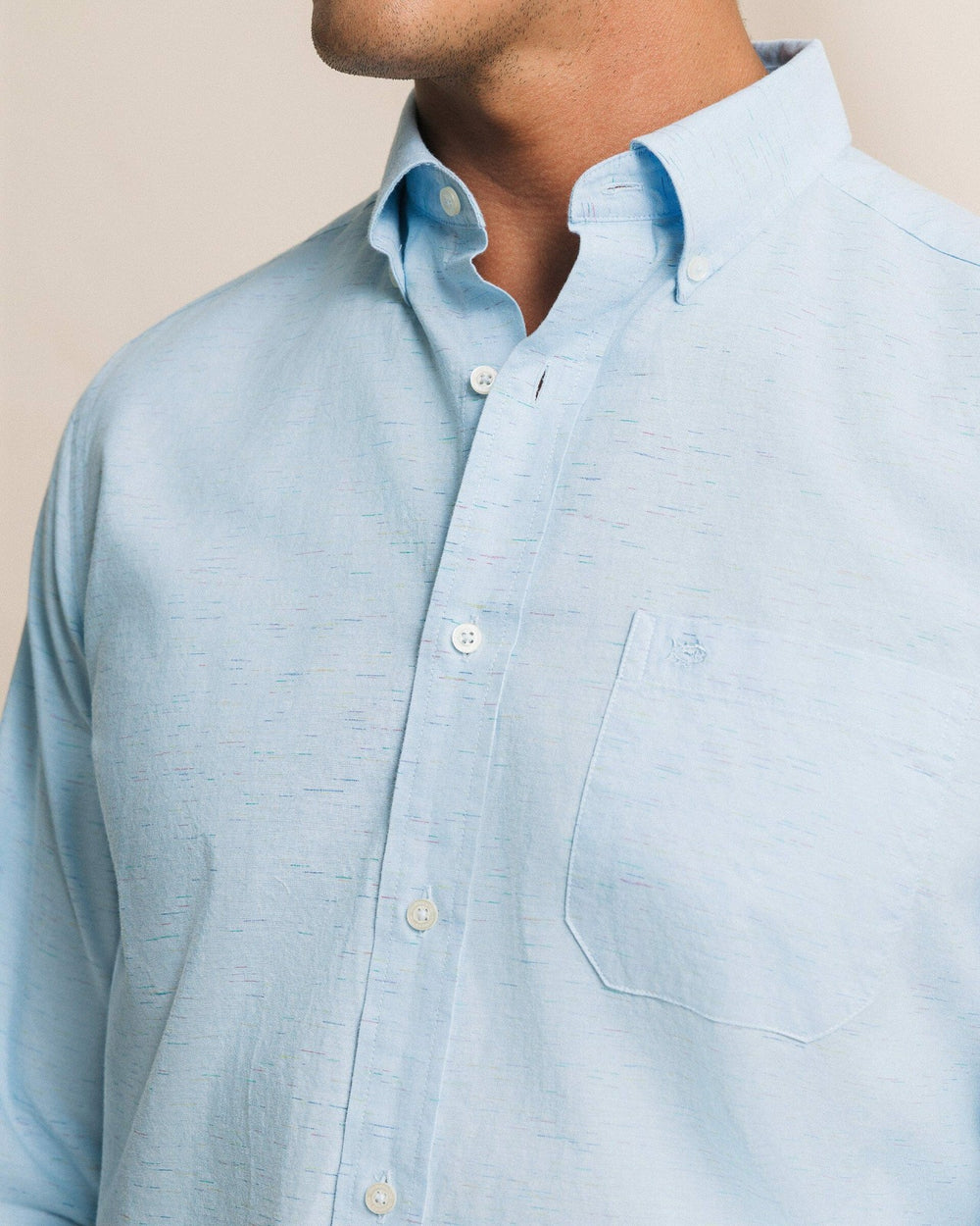 Ocean Mist Slub Sport Shirt Southern Tide Special Offer