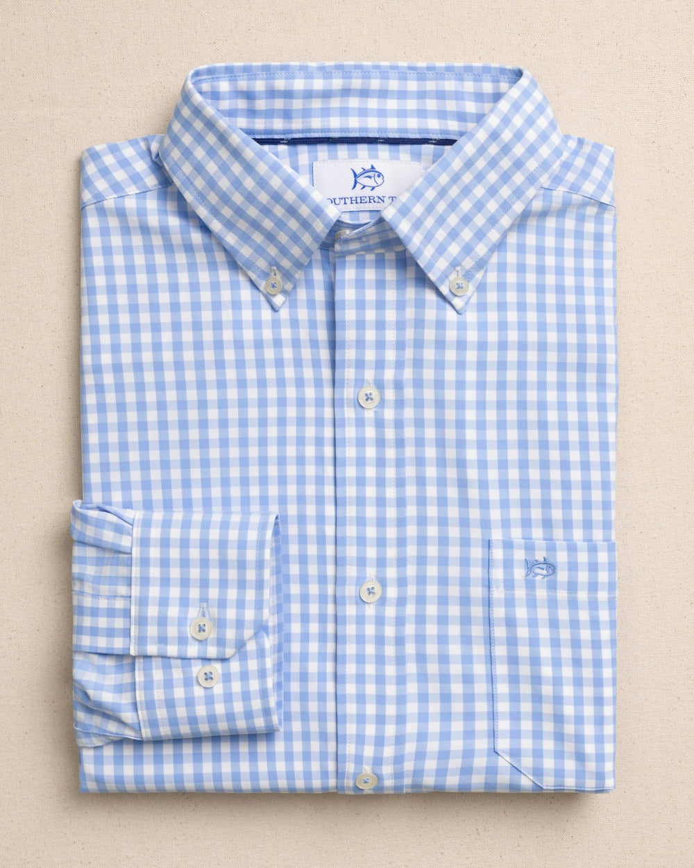 Nassau Gingham Coastal Breeze® Sport Shirt Southern Tide Discounted