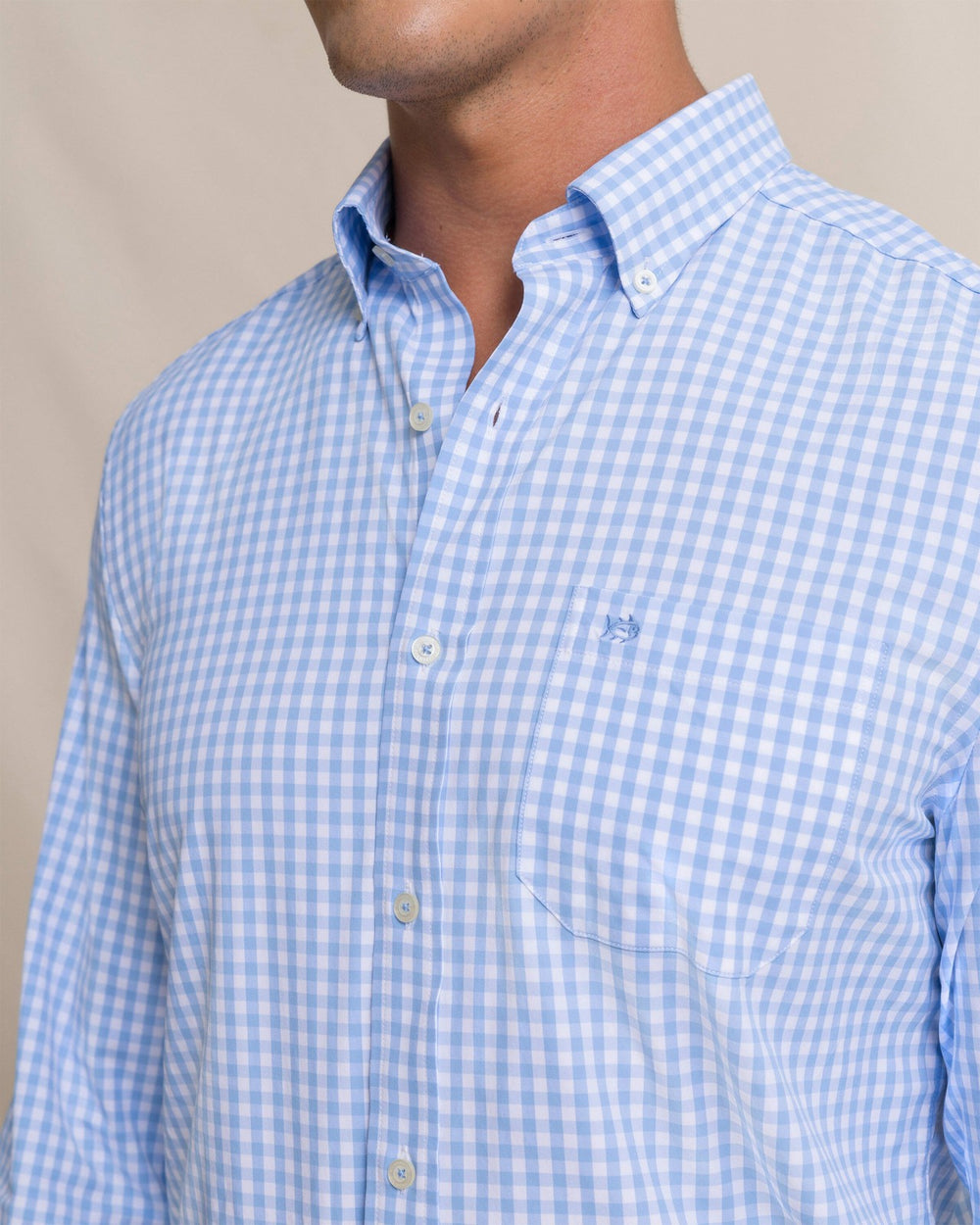 Nassau Gingham Coastal Breeze® Sport Shirt Southern Tide Discounted