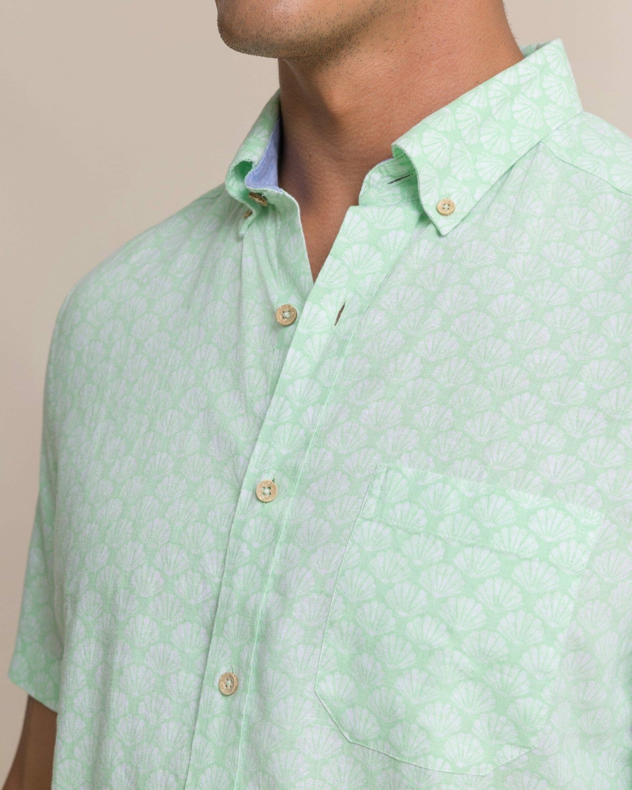 Seashell Cove Short Sleeve Sport Shirt Southern Tide Bargain
