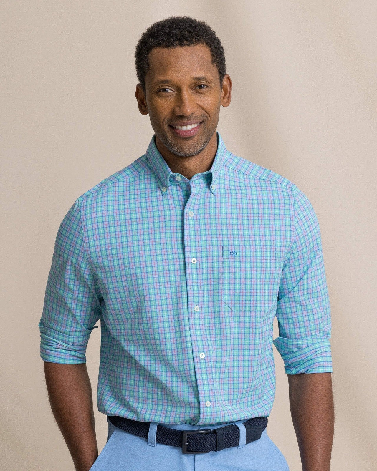 Tortuga Plaid Coastal Breeze® Sport Shirt Southern Tide Exclusive Deal