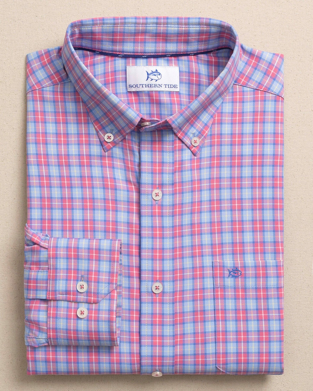 Tortuga Plaid Coastal Breeze® Sport Shirt Southern Tide Exclusive Deal