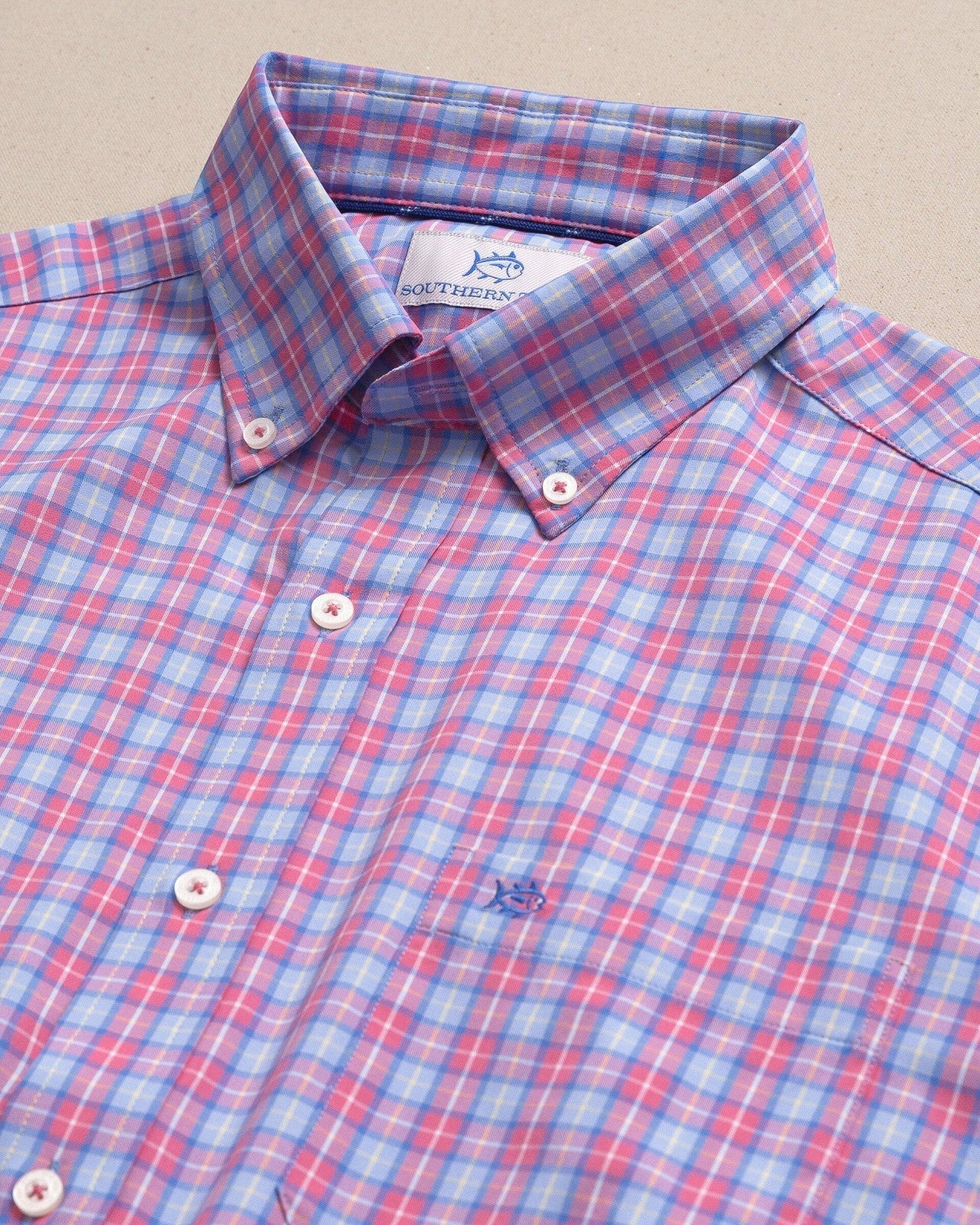 Tortuga Plaid Coastal Breeze® Sport Shirt Southern Tide Exclusive Deal