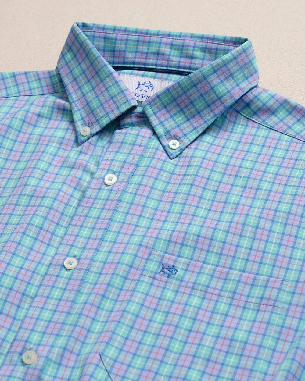 Tortuga Plaid Coastal Breeze® Sport Shirt Southern Tide Exclusive Deal