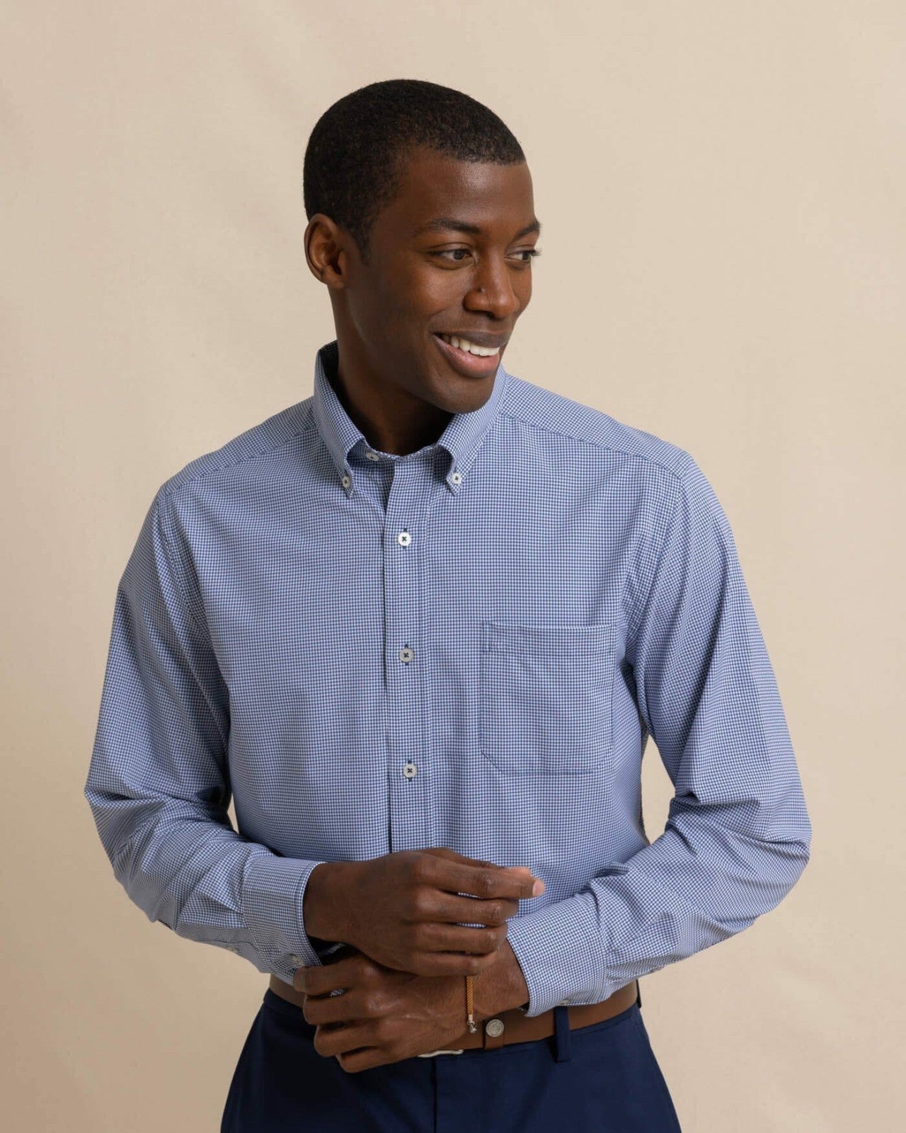 Micro Gingham brrr°® Intercoastal Sport Shirt Southern Tide Value Deal