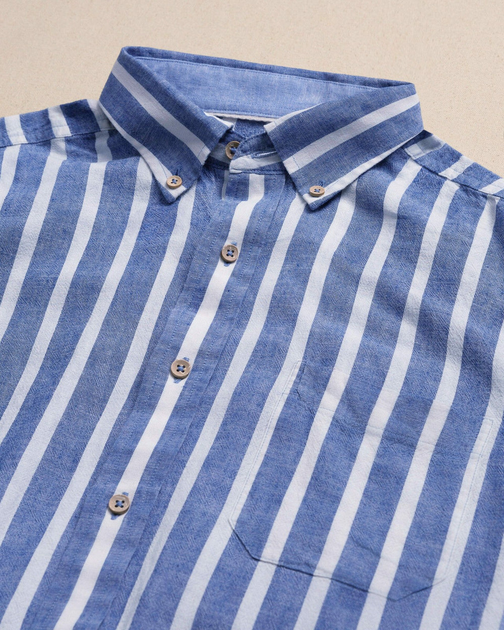 Seamark Stripe Short Sleeve Sport Shirt Southern Tide On Sale