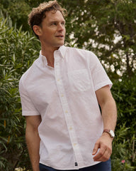 Fort Fisher Textured Short Sleeve Sport Shirt Southern Tide Limited Offer