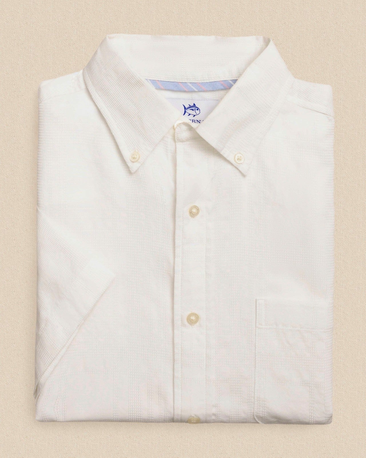 Fort Fisher Textured Short Sleeve Sport Shirt Southern Tide Limited Offer