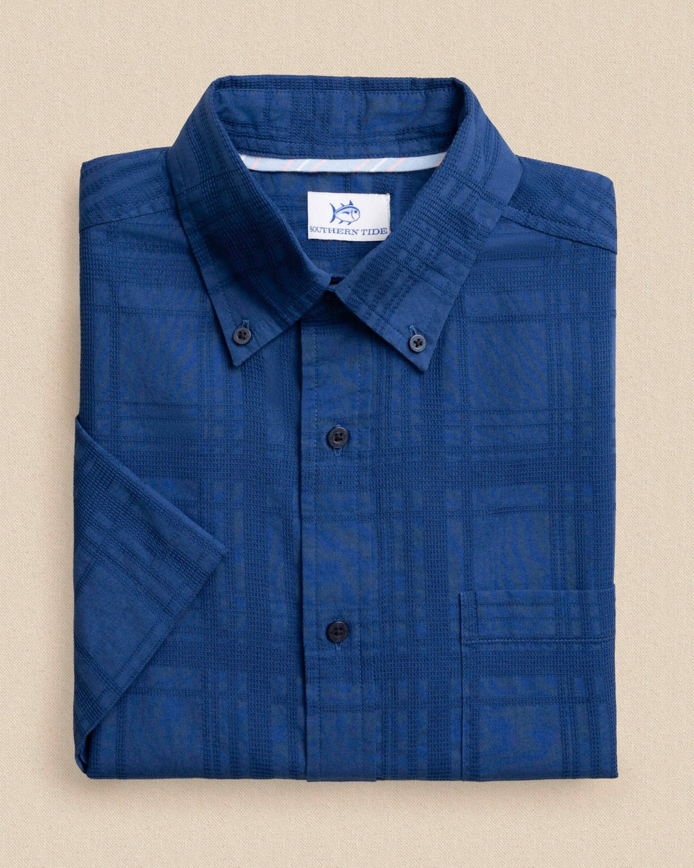 Fort Fisher Textured Short Sleeve Sport Shirt Southern Tide Limited Offer