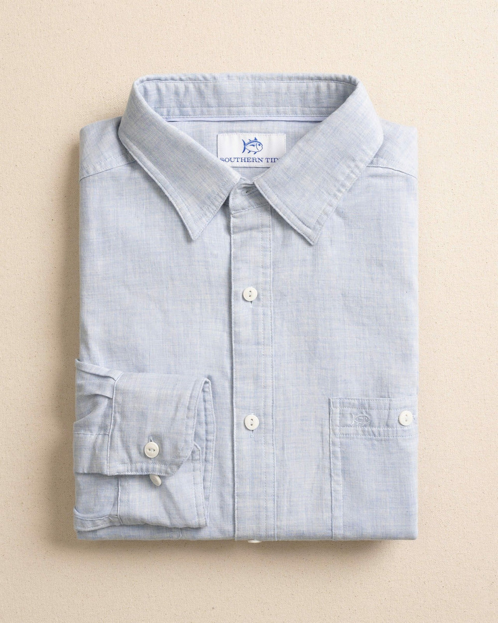 Berkeley Solid Double Cloth Sport Shirt Southern Tide Value Deal