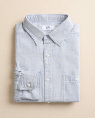 Berkeley Solid Double Cloth Sport Shirt Southern Tide Value Deal