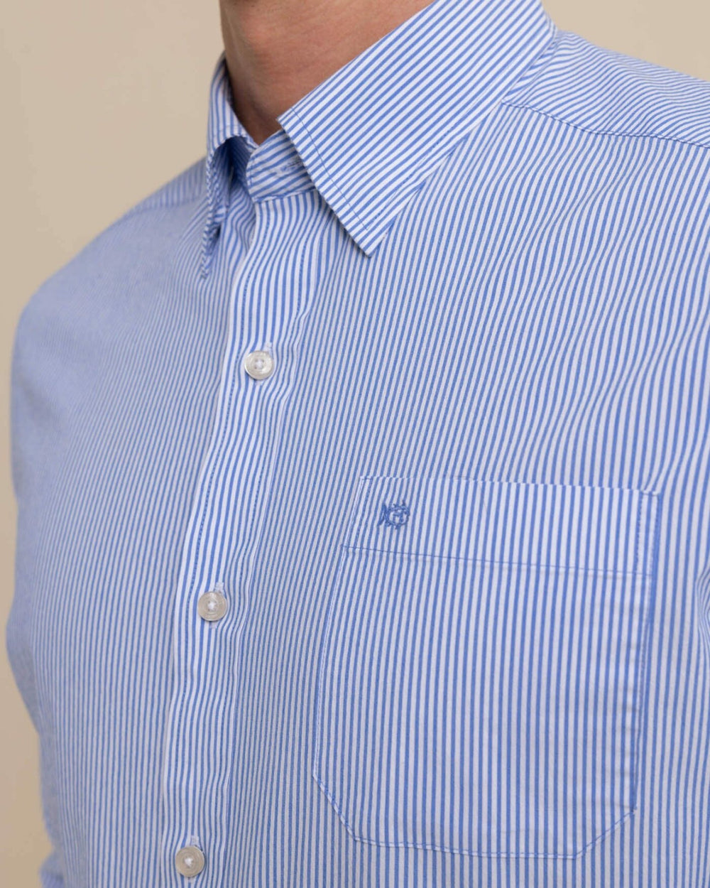 Charleston Granby Stripe Embroidered Sport Shirt Southern Tide Hot Deal