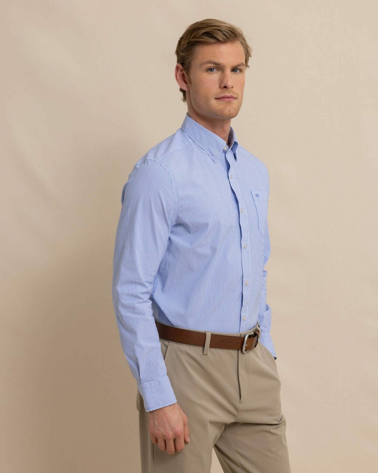 Charleston Granby Stripe Embroidered Sport Shirt Southern Tide Hot Deal