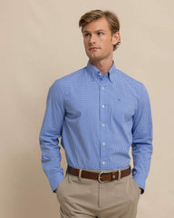 Charleston Parkwood Micro-Gingham Sport Shirt Southern Tide Outlets