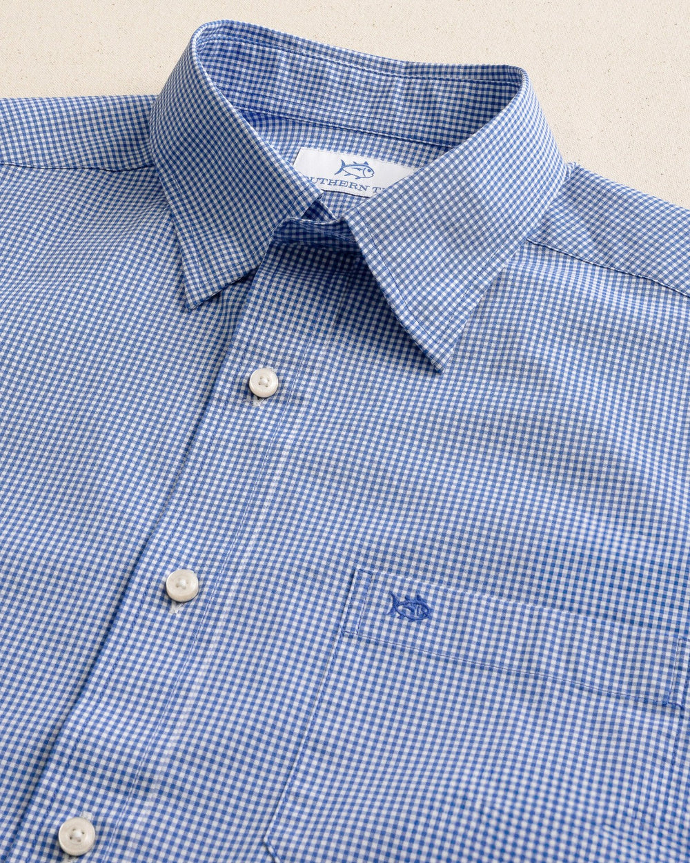 Charleston Parkwood Micro-Gingham Sport Shirt Southern Tide Outlets