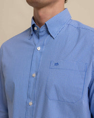 Charleston Parkwood Micro-Gingham Sport Shirt Southern Tide Outlets