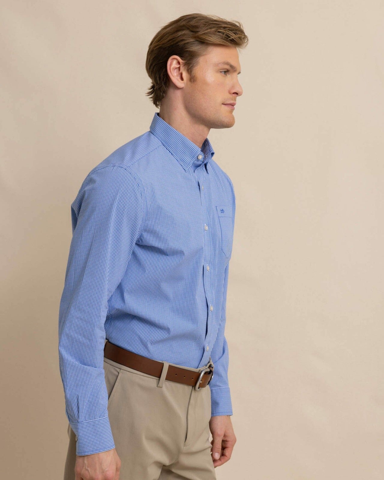 Charleston Parkwood Micro-Gingham Sport Shirt Southern Tide Outlets