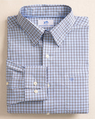 Charleston Summerton Plaid Sport Shirt - Blue Southern Tide Bargain