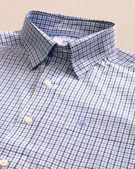 Charleston Summerton Plaid Sport Shirt - Blue Southern Tide Bargain