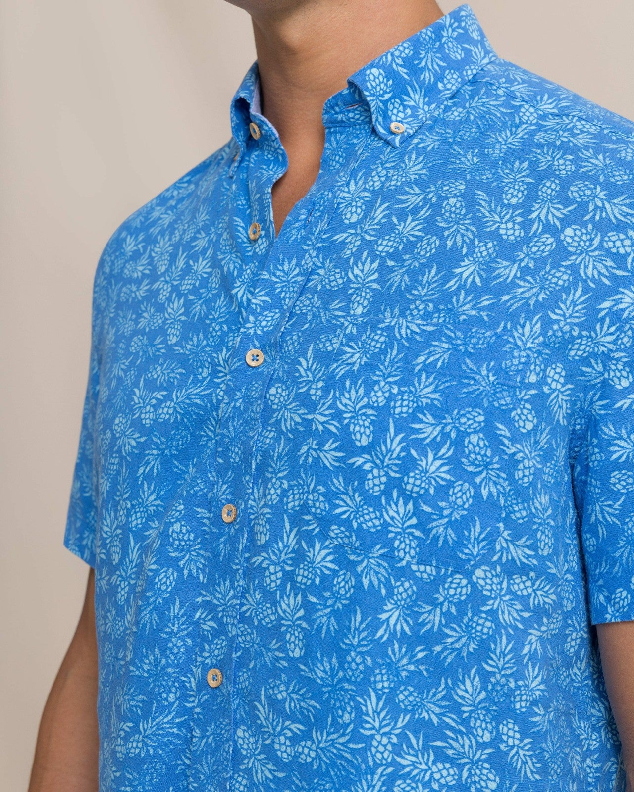 Pineapple Parade Short Sleeve Sport Shirt Southern Tide Limited Offer