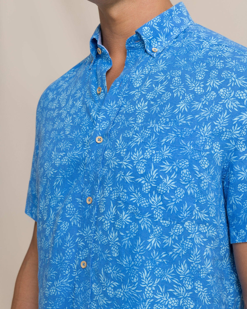 Pineapple Parade Short Sleeve Sport Shirt Southern Tide Limited Offer