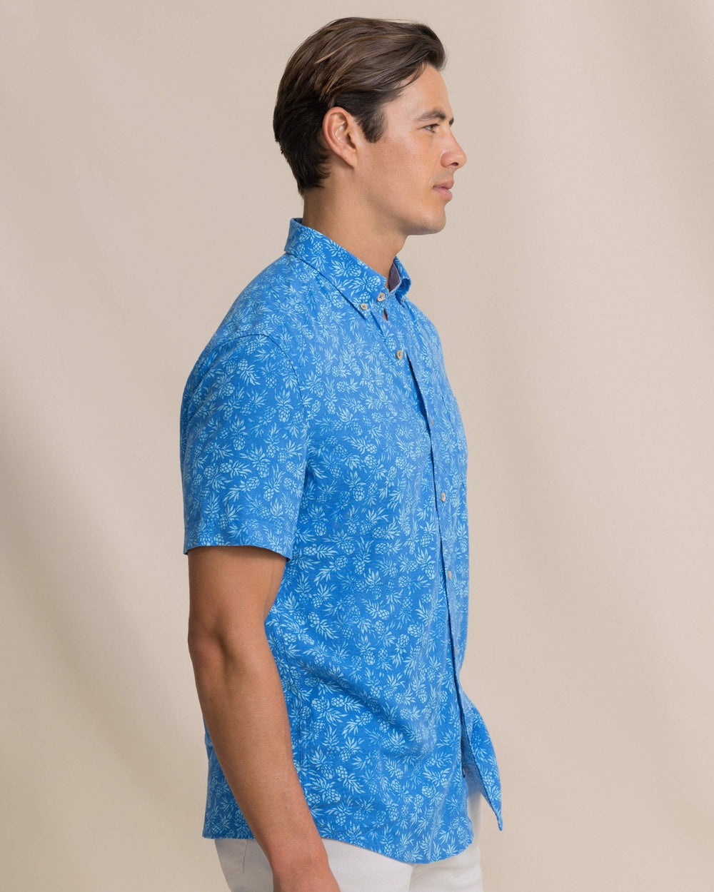 Pineapple Parade Short Sleeve Sport Shirt Southern Tide Limited Offer