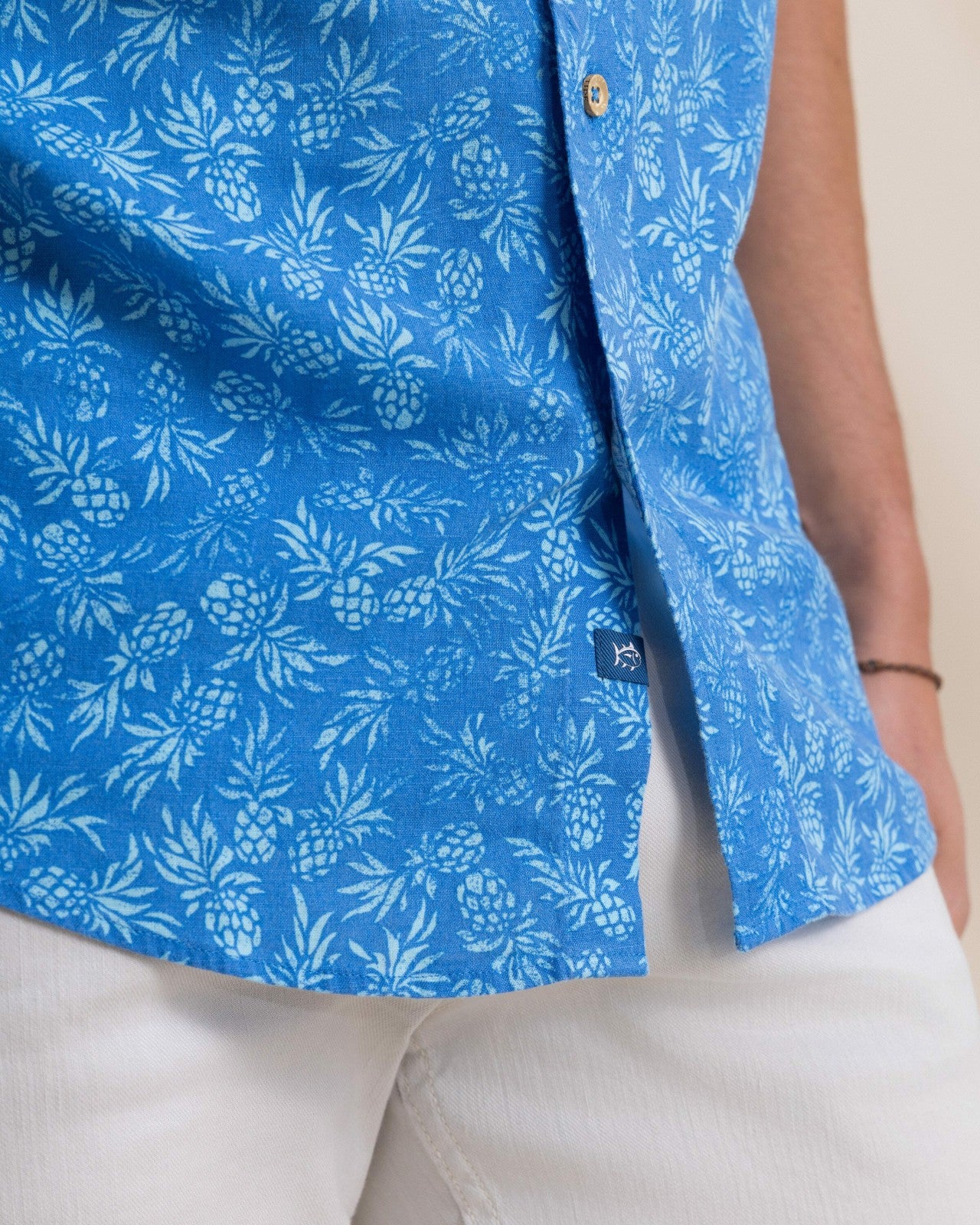 Pineapple Parade Short Sleeve Sport Shirt Southern Tide Limited Offer