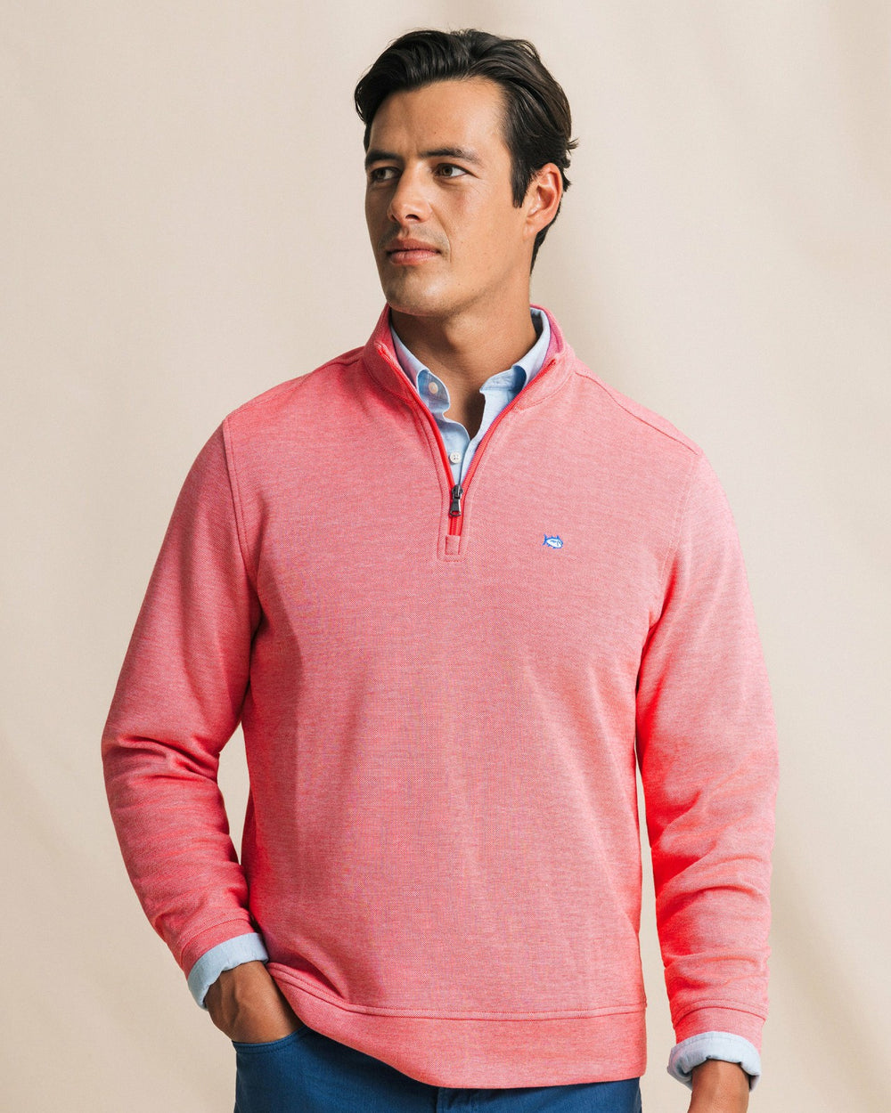 Sandy Cove Pique Quarter Zip Southern Tide Exclusive Deal