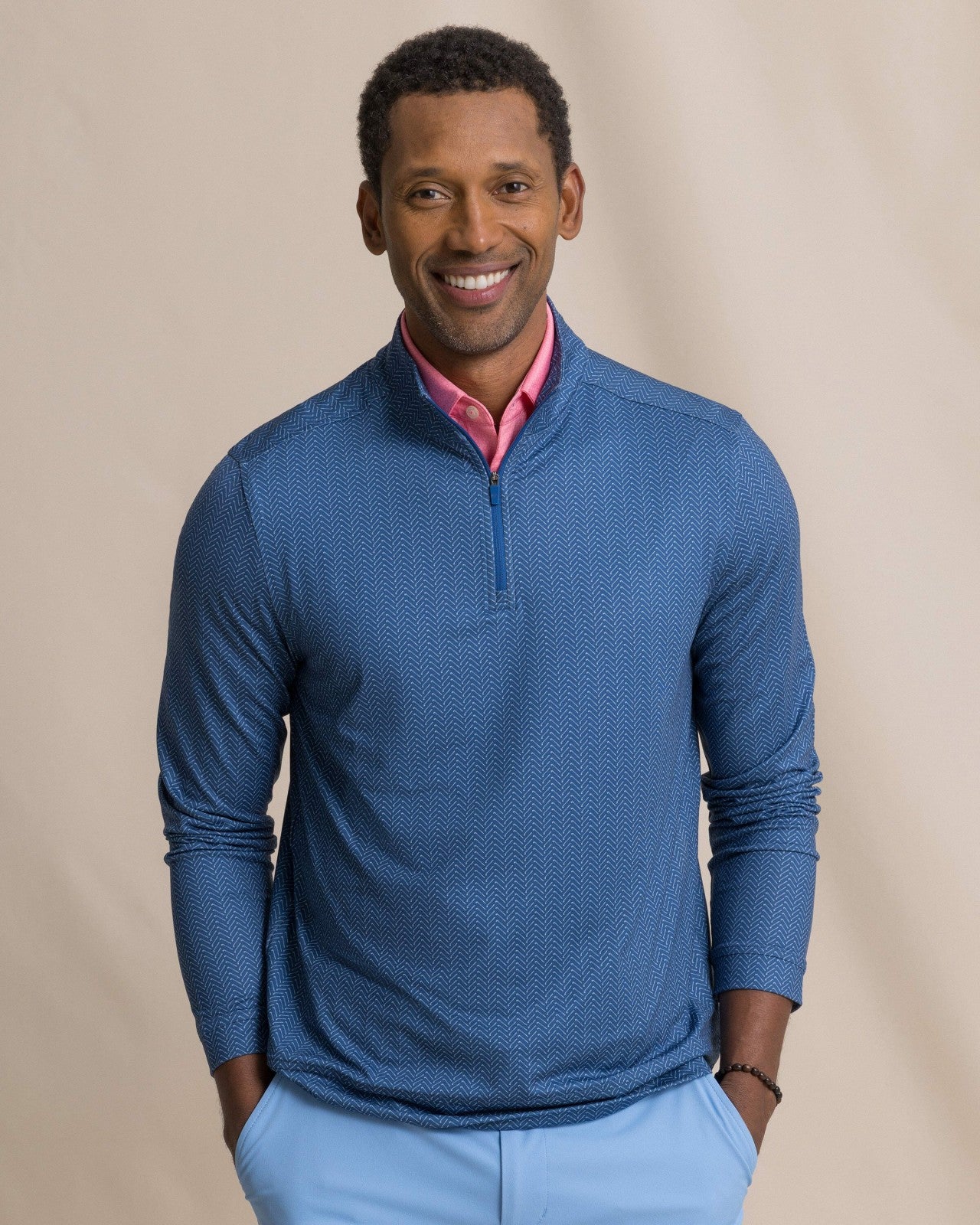 Cruiser Raise The Par Printed Quarter Zip Southern Tide Value Deal