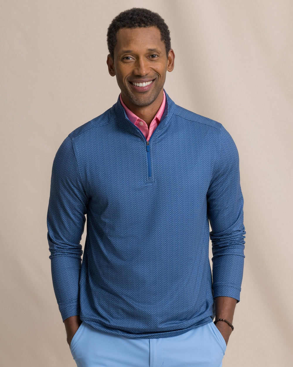 Cruiser Raise The Par Printed Quarter Zip Southern Tide Value Deal