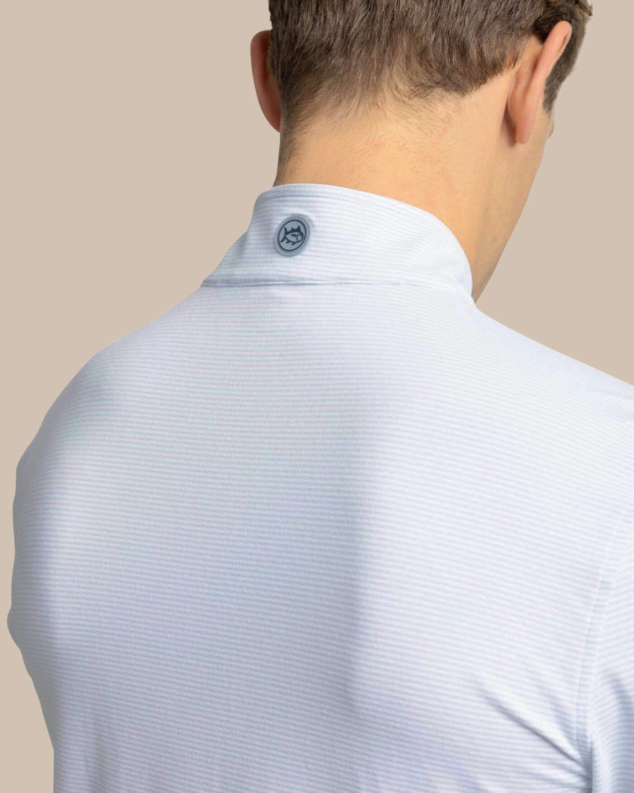 Cruiser Micro-Stripe Heather Quarter Zip Southern Tide Sale